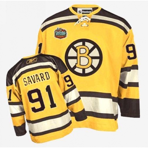 Reebok Marc Savard Boston Bruins Premier Winter Classic Jersey - Yellow