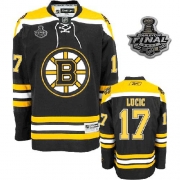 Reebok Milan Lucic Boston Bruins Youth Home Authentic With 2011 Stanley Cup Finals Jersey - Black