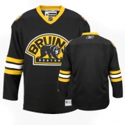 Reebok Blank Boston Bruins Third Premier Jersey - Black