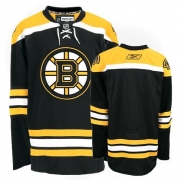Reebok Blank Boston Bruins Home Premier Jersey - Black