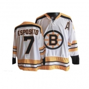 CCM Phil Esposito Boston Bruins Authentic Throwback Jersey - White