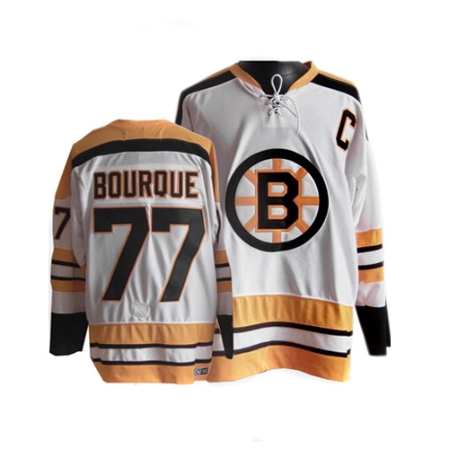 CCM Ray Bourque Boston Bruins Authentic Throwback Jersey - White