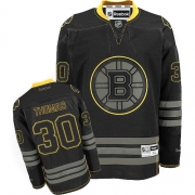 Reebok Tim Thomas Boston Bruins Premier Jersey - Black Ice