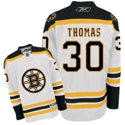Reebok Tim Thomas Boston Bruins Premier Jersey - White