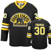 Reebok Tim Thomas Boston Bruins Premier Third Jersey - Black