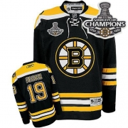 Reebok Tyler Seguin Boston Bruins Home Premier With 2011 Stanley Cup Champions Jersey - Black