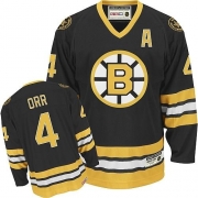 CCM Bobby Orr Boston Bruins Home Authentic Throwback Jersey - Black
