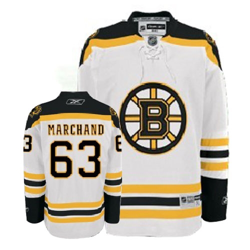 Reebok Brad Marchand Boston Bruins Premier Jersey - White