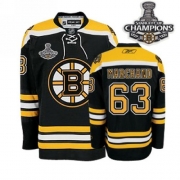 Reebok Brad Marchand Boston Bruins Youth Premier With 2011 Stanley Cup Champions Jersey - Black