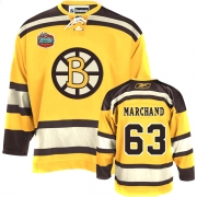 Reebok Brad Marchand Boston Bruins Premier Winter Classic Jersey - Yellow