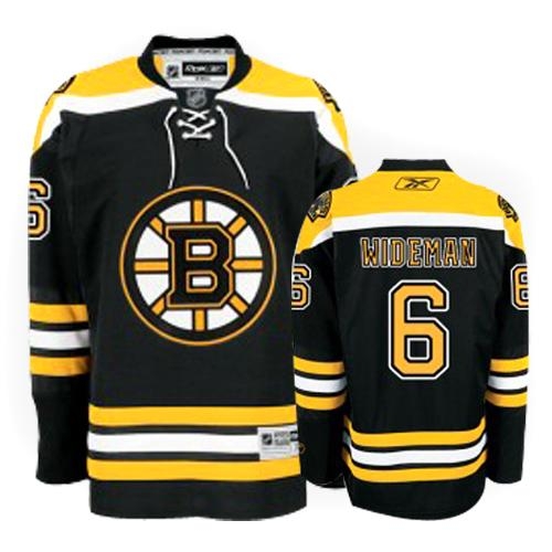 Reebok Dennis Wideman Boston Bruins Home Authentic Jersey - Black