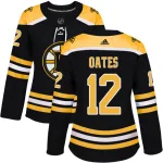 Adidas Adam Oates Boston Bruins Authentic Home Jersey - Black