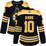 Adidas Anders Bjork Boston Bruins Authentic Home Jersey - Black