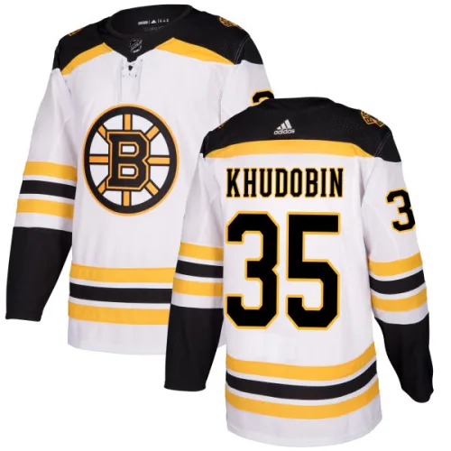 Adidas Anton Khudobin Boston Bruins Authentic Jersey - White