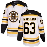 Adidas Brad Marchand Boston Bruins Authentic Away Jersey - White