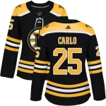 Adidas Brandon Carlo Boston Bruins Authentic Home Jersey - Black
