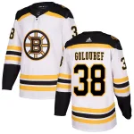 Adidas Cody Goloubef Boston Bruins Authentic Away Jersey - White
