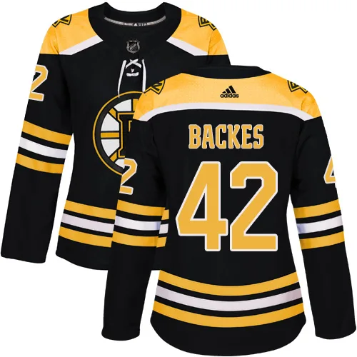 Adidas David Backes Boston Bruins Authentic Home Jersey - Black