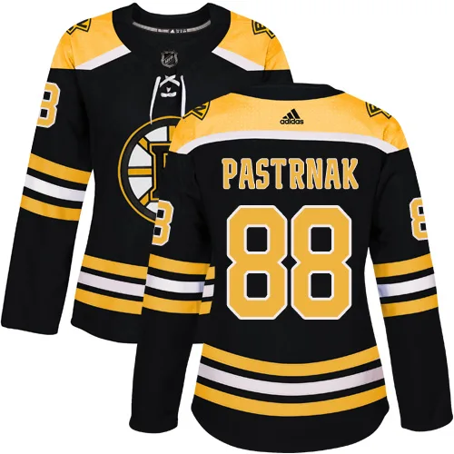 Adidas David Pastrnak Boston Bruins Authentic Home Jersey - Black