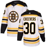 Adidas Gerry Cheevers Boston Bruins Authentic Away Jersey - White