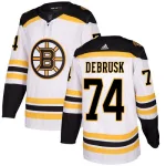 Adidas Jake DeBrusk Boston Bruins Authentic Away Jersey - White