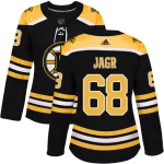 Adidas Jaromir Jagr Boston Bruins Authentic Home Jersey - Black