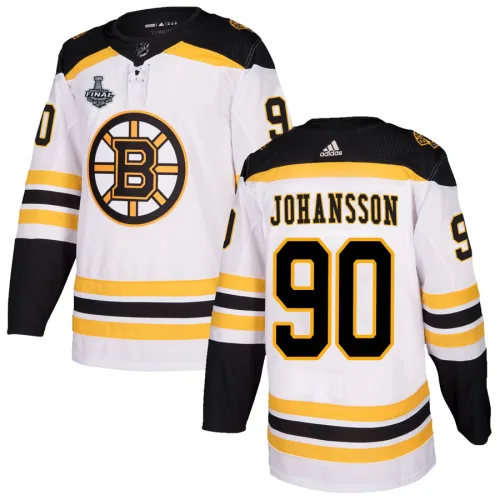 Adidas Marcus Johansson Boston Bruins Authentic Away 2019 Stanley Cup Final Bound Jersey - White