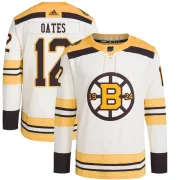 Adidas Men's Adam Oates Boston Bruins Authentic 100th Anniversary Primegreen Jersey - Cream