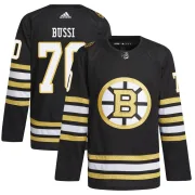 Adidas Men's Brandon Bussi Boston Bruins Authentic 100th Anniversary Primegreen Jersey - Black