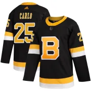 Adidas Men's Brandon Carlo Boston Bruins Authentic Alternate Jersey - Black