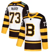 Adidas Men's Charlie McAvoy Boston Bruins Authentic 2019 Winter Classic Jersey - White