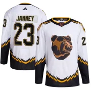 Adidas Men's Craig Janney Boston Bruins Authentic Reverse Retro 2.0 Jersey - White