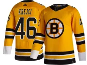 Adidas Men's David Krejci Boston Bruins Breakaway 2020/21 Special Edition Jersey - Gold