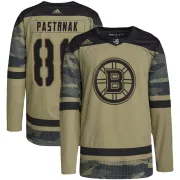 Adidas Men's David Pastrnak Boston Bruins Authentic Military Appreciation Practice Jersey - Camo