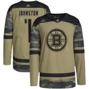 Adidas Men's Eddie Johnston Boston Bruins Authentic Military Appreciation Practice Jersey - Camo