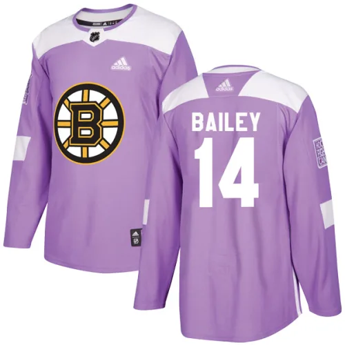 Adidas Men's Garnet Ace Bailey Boston Bruins Authentic Fights Cancer Practice Jersey - Purple