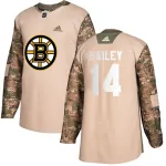 Adidas Men's Garnet Ace Bailey Boston Bruins Authentic Veterans Day Practice Jersey - Camo
