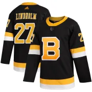 Adidas Men's Hampus Lindholm Boston Bruins Authentic Alternate Jersey - Black