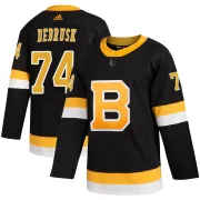 Adidas Men's Jake DeBrusk Boston Bruins Authentic Alternate Jersey - Black