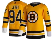 Adidas Men's Jakub Lauko Boston Bruins Breakaway 2020/21 Special Edition Jersey - Gold