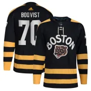 Adidas Men's Jesper Boqvist Boston Bruins Authentic 2023 Winter Classic Jersey - Black