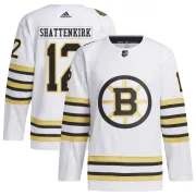 Adidas Men's Kevin Shattenkirk Boston Bruins Authentic 100th Anniversary Primegreen Jersey - White