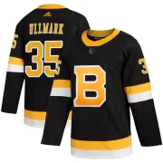 Adidas Men's Linus Ullmark Boston Bruins Authentic Alternate Jersey - Black