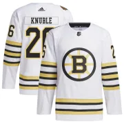 Adidas Men's Mike Knuble Boston Bruins Authentic 100th Anniversary Primegreen Jersey - White