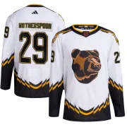 Adidas Men's Parker Wotherspoon Boston Bruins Authentic Reverse Retro 2.0 Jersey - White