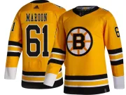 Adidas Men's Pat Maroon Boston Bruins Breakaway 2020/21 Special Edition Jersey - Gold
