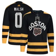 Adidas Men's Reilly Walsh Boston Bruins Authentic 2023 Winter Classic Jersey - Black