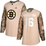 Adidas Men's Rick Middleton Boston Bruins Authentic Veterans Day Practice Jersey - Camo