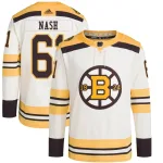 Adidas Men's Rick Nash Boston Bruins Authentic 100th Anniversary Primegreen Jersey - Cream