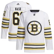 Adidas Men's Rick Nash Boston Bruins Authentic 100th Anniversary Primegreen Jersey - White
